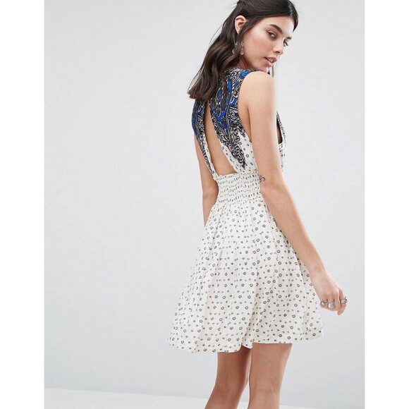Free People Walking Dreams Skater Dress Medium - Picture 3 of 9